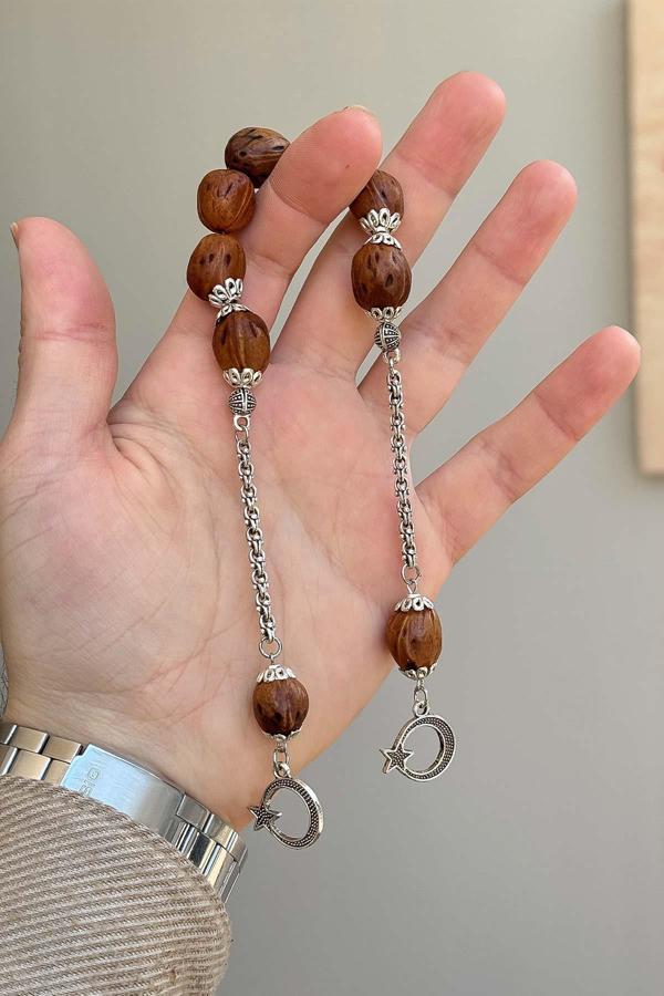 İri Taneli Sallamalık Ceviz Rengi Andız Zaza Tesbih - Image 1