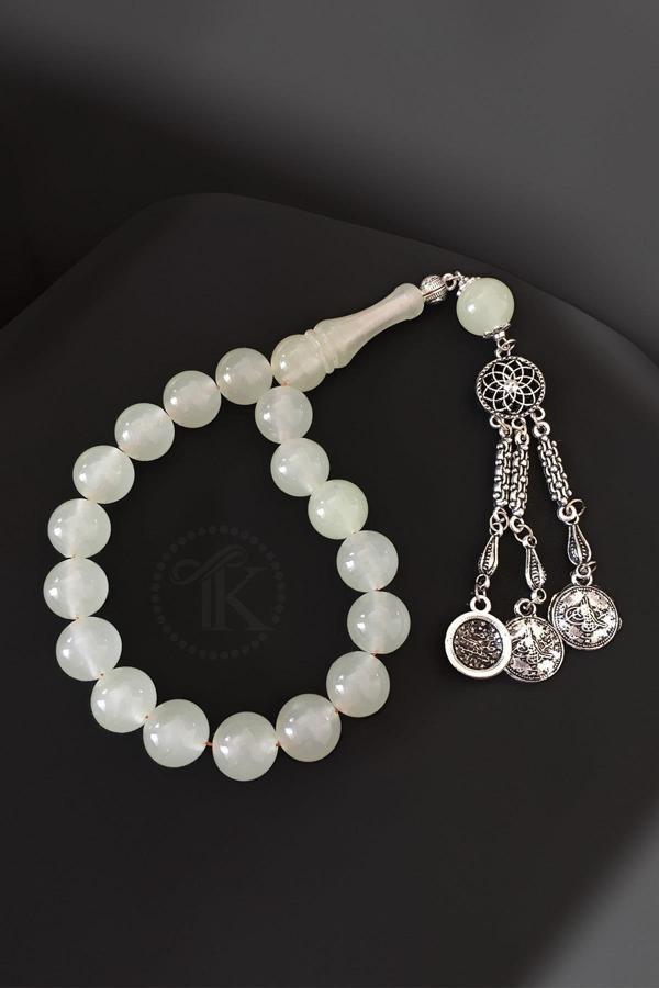 Rahatlatıcı ve Şık 17'lik Kedi Gözü Tesbih - Image 1