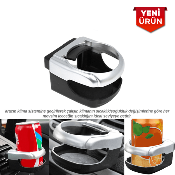 Çok Amaçlı Araç İçi Bardaklık ve Küllük Tutucu  - Image 1