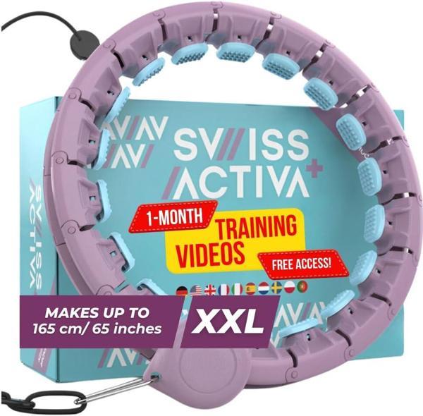 Aktiva XXL Akıllı Fitness Çemberleri Ayarlanabilir Egzersiz Halkası Şekillendirme Bel İncelme - Image 1