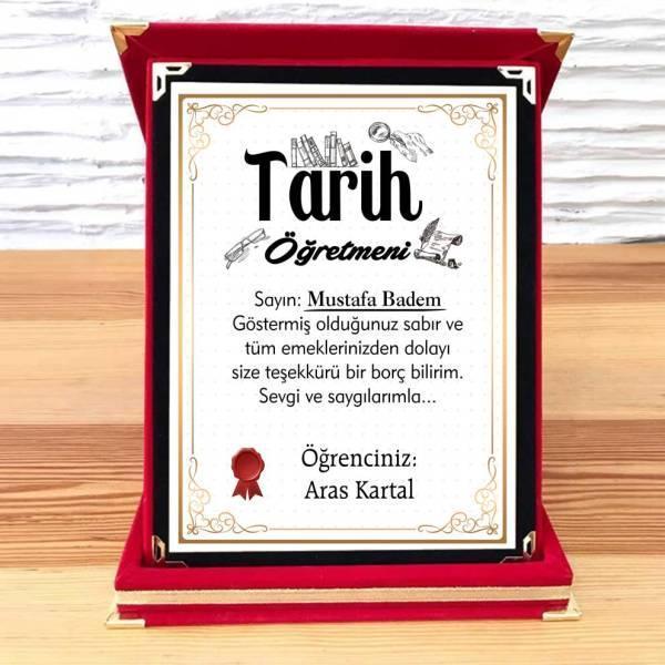 Tarih Öğretmenine Plaket - Image 1