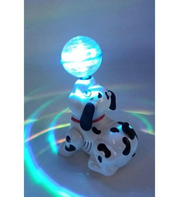 Sesli Rengarenk Işıklı Hareketli Müzikli Pilli Oyuncak Dansçı Köpek - Image 1