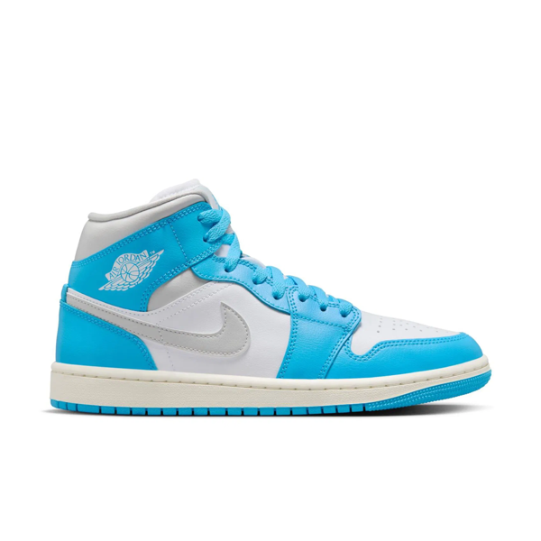 Air Jordan 1 Mid Blue Shoes [BQ6472-400] - Image 1