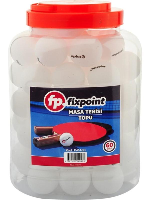 Fixpoint Tranier Masa Tenisi Topu Beyaz 60 Adet - Image 1