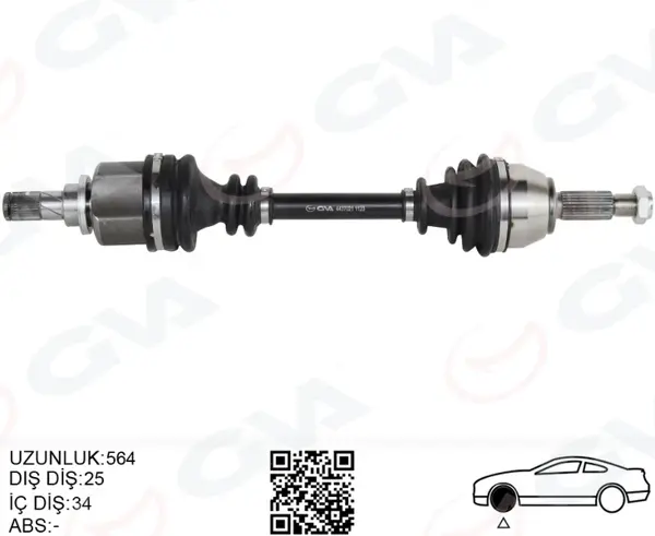 ÖN AKS KOMPLE SOL FORD FIESTA 6 1.0 ECOBOOST 2014 B-MAX 2014 1.6TI D1B73B437CB 1768179 - Image 1