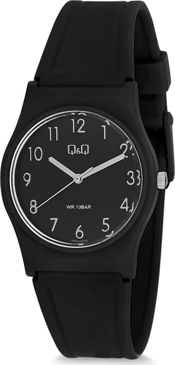Q&Q Vp34j073y Su Geçirmez Silikon Kordonlu Kadın Kol Saati - Image 1