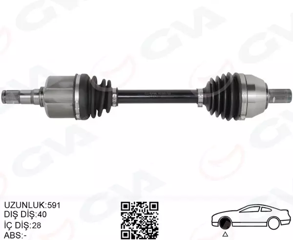 ÖN AKS KOMPLE SOL FORD MONDEO 4 2.0 TDCI 2007-2014 OTOM. AG913B437JC 1803654 8G913B437BA - Image 1