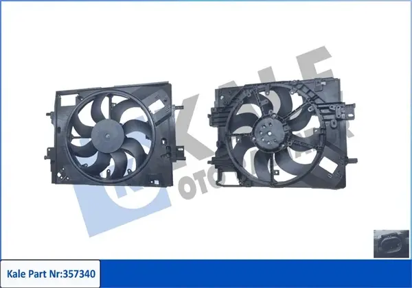FAN MOTORU DAVLUMBAZLI RENAULT CLIO VCAPTUR 2 1.0 TCE 2019 REZİSTÖRSÜZ 125 150W 2200RPM 214810411R - Image 1