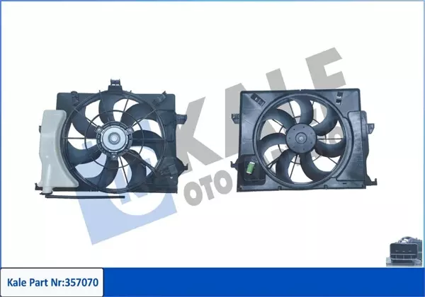 FAN GRUBU HYUNDAI ACCENT 4 1.4 1.6 2010-KIA RIO 3 1.4CVVT 2011 125 DAVLUMBAZLI 253801W150-253801W151-253801W152 253801R050 253804L050 253804LO50 - Image 1