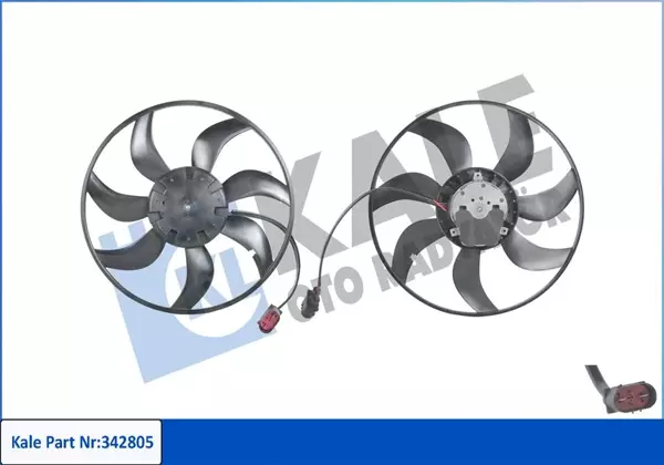 FAN MOTORU PERVANELİ SEAT LEON-SKODA OCTAVIA 3-VW GOLF 7 445MM-370W DAVLUMBAZ YOK 5Q0959455F - Image 1