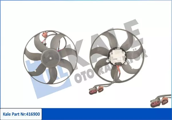 FAN MOTORU SOL CADDY 3-GOLF 5-6-PLUS-JETTA 3-4-PASSAT-SCIROCCO-TOURAN 300W-363MM 1K0959455DT 1K0959455DL 1K0959455CQ - Image 1