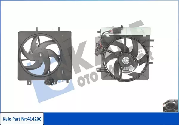 FAN MOTORU DAVLUMBAZLI P207 2006 P1007 2005 C2 2003 C3 2002 1.4-1.4 165-1.6 165 250W-335MM 1253 C6 1253 E9 1253 H3 - Image 1