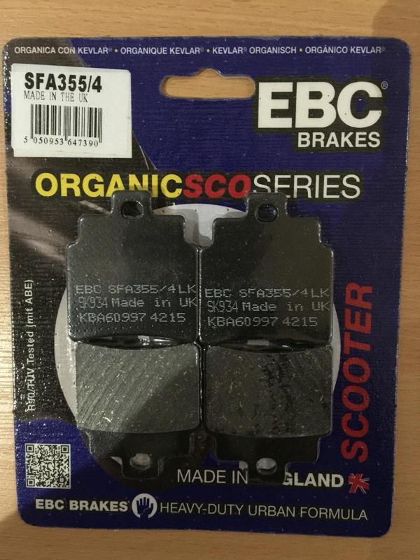 Sym Gts 250I Evo Ön Fren Balatası Ebc Sfa355/4 Balata - Image 1