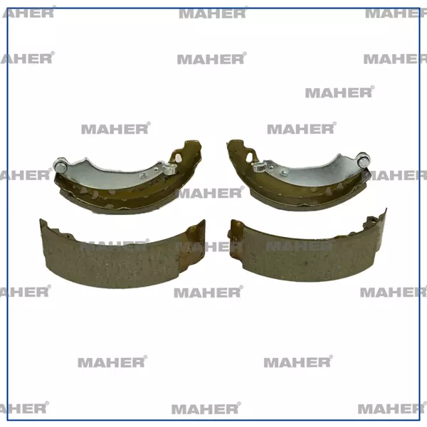 FREN BALATA LOGAN 2004 / SANDERO 2008 / CLIO 2 1998-2009 ABSSİZ LEVYELİ PABUÇ ARKA +1MM 7701205758 - Image 1