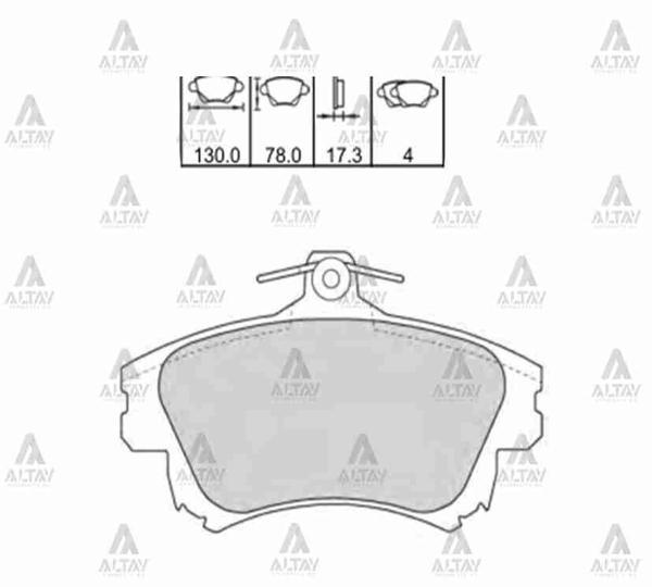 FREN BALATA CARISMA 2000-2006 / COLT 2004-2011 / VOLVO S40 / 540 ÖN 30623259 - Image 1