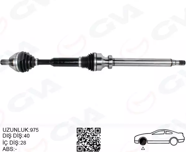 ÖN AKS KOMPLE SAG VOLVO XC60 1 2010-2015 D3-D4-T5-T6 XC60 2 2015 D4 OTOMATİK ŞANZIMAN 8 VİTES 36010216 31325111 - Image 1