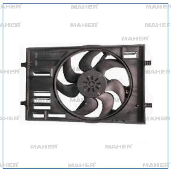 FAN RADYATÖR GOLF 7 2012 / PASSAT 2014 / LEON 2012 / A3 2012 1.4TSI-1.6TDI-2.0TDI DAVLUMBAZLI 440M 5Q0121203DC - Image 1