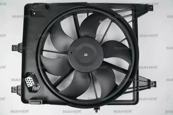 FAN RADYATÖR LOGAN 2004-2012 / SANDERO 2008-2013 / 1.4-1.6 165 DAVLUMBAZLI REZİSTANSLI 6001550769 - Image 1