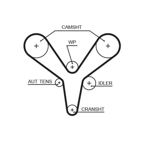 X TRİGER KAYIŞI 176X280 ROVER 45 75 825 LANDROVER FREELANDER MG ZS ZT ZT-T CT1096 LHN100410L GTB9000 - Image 1