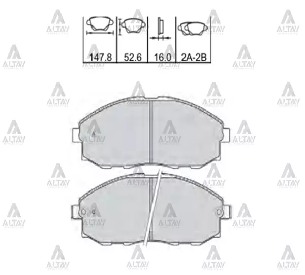FREN BALATA STAREX 1997-2002 ÖN 58101 4AA30 - Image 1