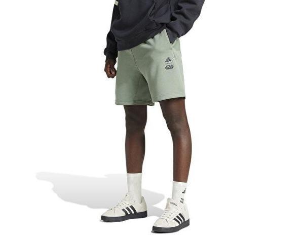 Adidas M Sw Tm Sho Erkek Günlük Şort JI5722 Gri - Image 1