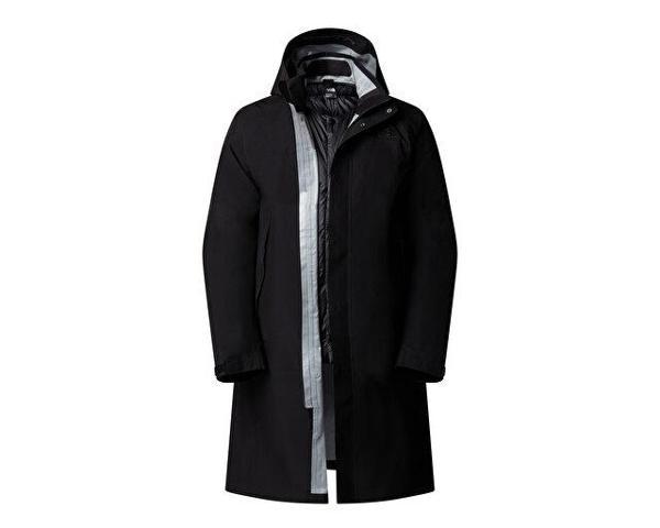 The North Face M Expedition Gtx 3-in-1 Down Hooded Park Erkek Outdoor Parka (700 Dolgu Kaz Tüyü) NF0A8CG7JK31 Siyah - Image 1