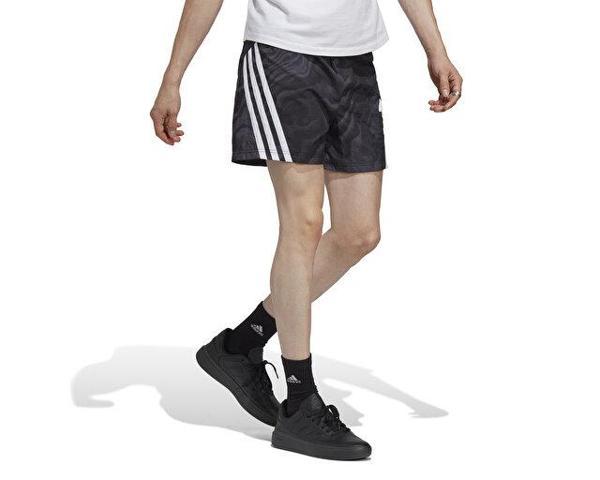 adidas M Fi Aop Sho Erkek Günlük Şort IC8252 Siyah - Image 1