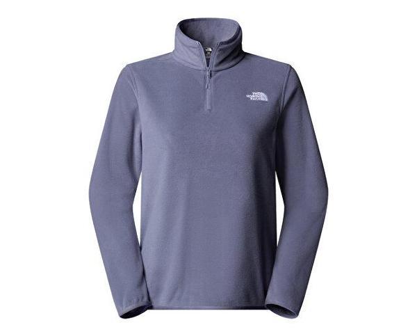 The North Face W Glacier Fleece 1/4 Zip Jacket Kadın Outdoor Çeyrek Fermuarlı Polar Üst NF0A8D2JBTR1 Mavi - Image 1