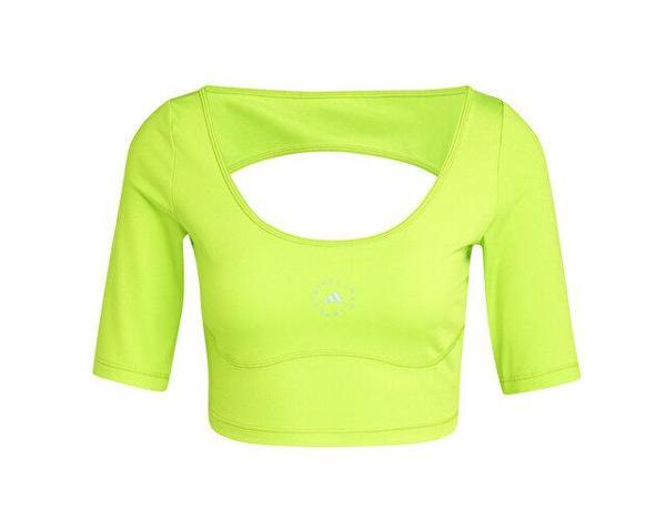 adidas Asmc Crop Kadın Günlük Tişört IX8072 Yeşil - Image 1