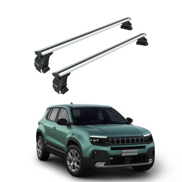 Jeep Avenger 2022-2025 Oluksuz Üst Tavan Portbagaj Taşıyıcı Ara Atkısı Toros Serisi Pro 4 Gri - Image 1