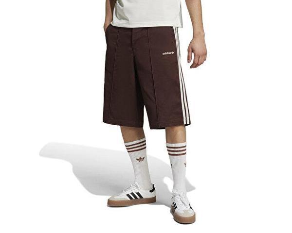 adidas 80S 11In Bermud Erkek Günlük Şort JC6524 Kahverengi - Image 1