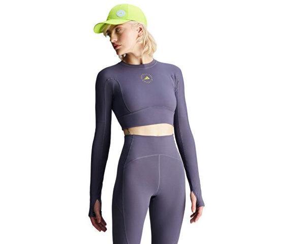 adidas Asmc Tst Crop L Kadın Uzun Kollu Antrenman Üstü IW6370 Mor - Image 1