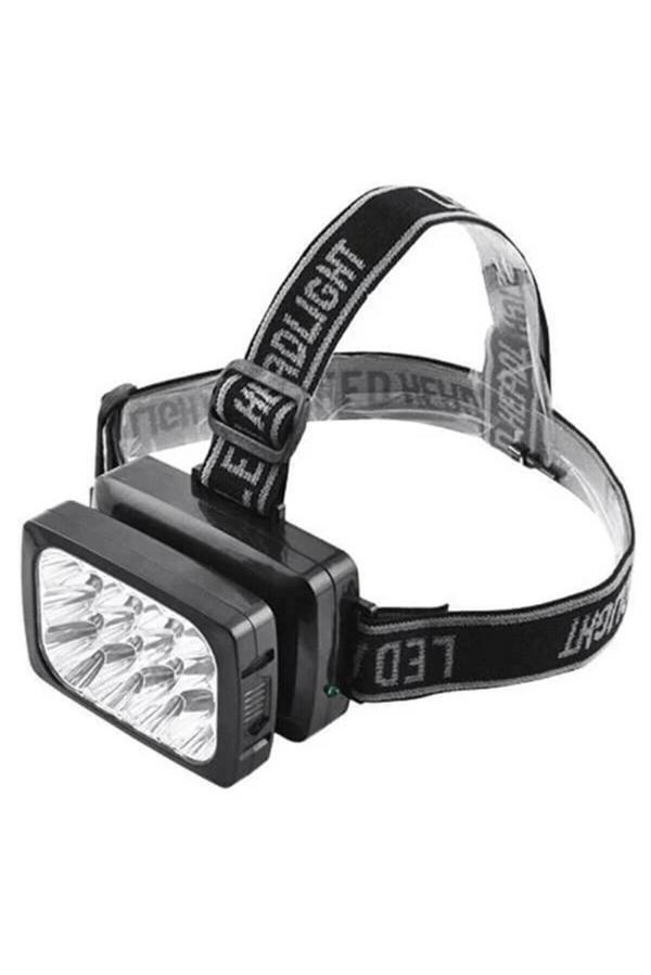 12 Ledli Şarjlı Kafa Lambası Power Ledli Kafa Feneri Tepe Lambası - Image 1