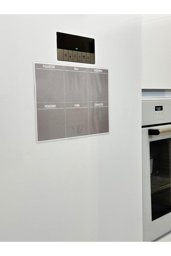 Renkli Zeka Eksik Listesi Magnetli Rutin Listesi Mutfak Buzdolabı Üstü Yırtılmaz Yıpranmaz Yaz Sil - Image 1