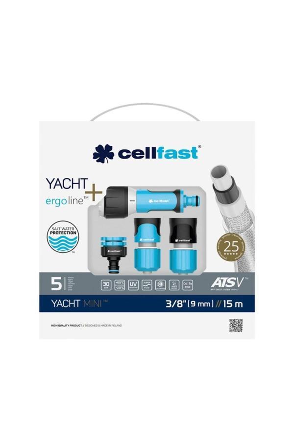 Cellfast Mini Yat Hortum Ve Ergo Sulama Tabanca Seti. - Image 1