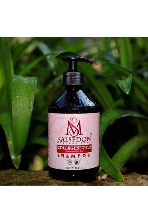 Ms Kalsedon Pro Collagen Biotin Yenileyici Onarıcı Bakım Şampuan 500Ml - Image 1