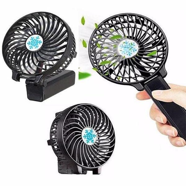 MDB 3 Kademeli Şarjlı Mini Fan Katlanabilir Vantilatör Usb Soğutucu - Image 1