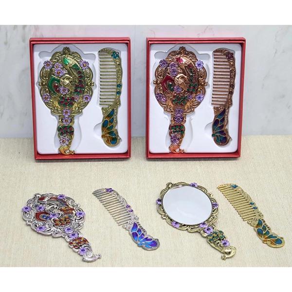 MDB Tavuskuşu Ayna Ve Tarak Seti Küçük Boy - Image 1