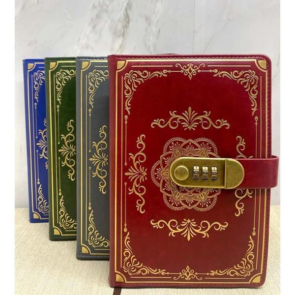 Özel Tasarım Şifreli Deri Defter - Image 1