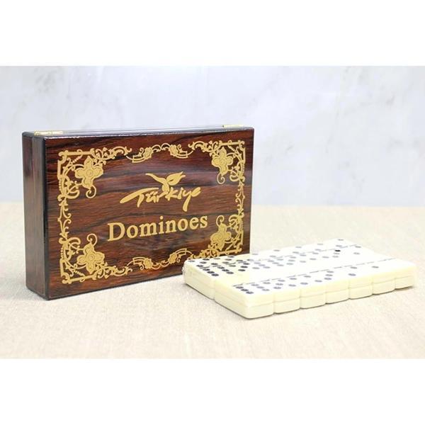 Ahşap Kutulu Domino Oyunu - Image 1