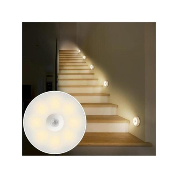 Hareket Sensörlü Usb Şarjlı Led Işık Lamba Merdiven Işıklandırma - Image 1