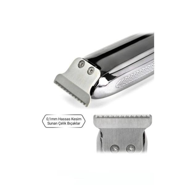 Şarjlı Traş Makinesi Sakal Ense Vucüt Kılı Tıraş Makinası - Image 1