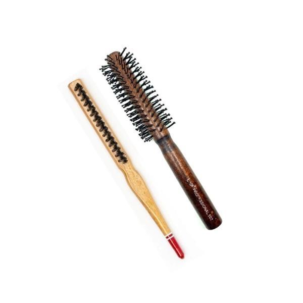 503 Ve 690 Profesyonel Yanmaz Set Topuz Saç Fırçası-2'li - Image 1