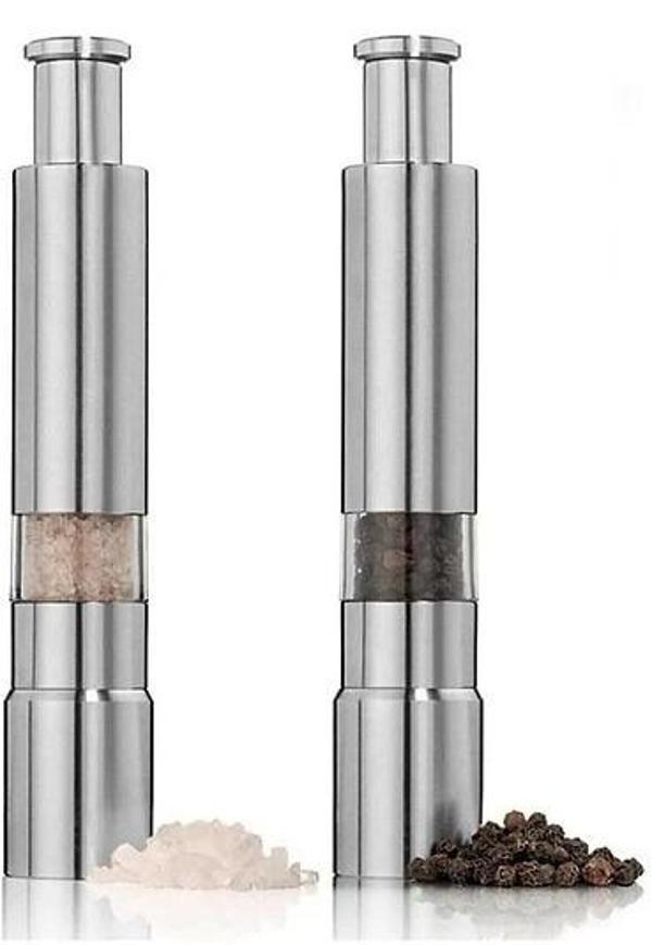 MDB Karabiber Tuz Baharat Öğütücü Otomatik Basmalı Çelik Değirmen - Image 1