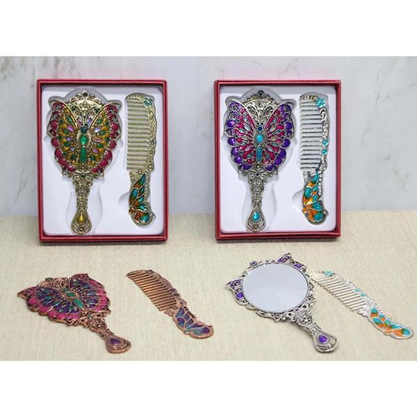 MDB Kelebek Ayna Ve Tarak Seti Küçük Boy - Image 1