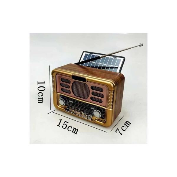 Rt-671 Usb Bt Radyo Solar Paneli Müzik Çalar - Image 1