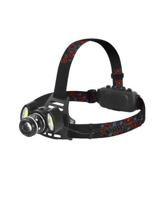 6000 LÜMEN 3 BAŞLIK ŞARJLI KAFA LAMBASI - Image 1