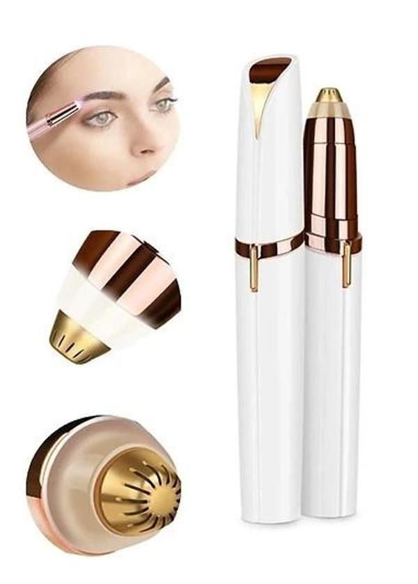 MDB İnce Uçlu Yüz İçin Tüy Kıl Alıcı Kaş Bıyık Epilasyon Aleti Pilli - Image 1