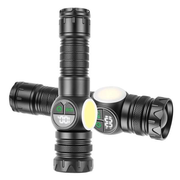 Zoomlu 30W Powerbank Mıknatıslı Avcı Kamp Tamirci Feneri - Image 1