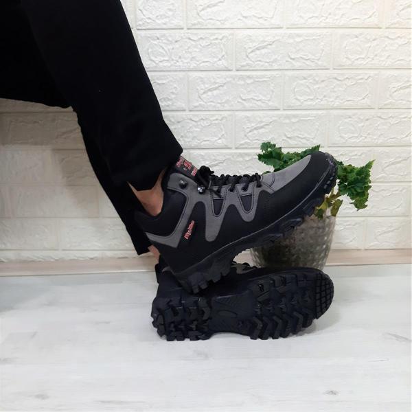 Sky Blue Füme 0050 Fermuarlı Bağacaklı Kaymaz Erkek Bot - Image 1